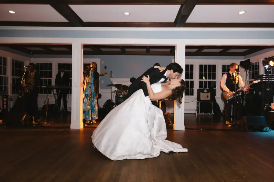 Couple’s first dance in the Great Room